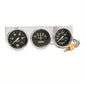 Auto gage Gauge Kit, Analog, Autogage Console, 2 5/8 in., Water Temperature, Ammeter, Oil Pressure - 2395
