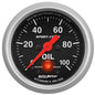 AutoMeter Oil Pressure Gauge, Analog, 0-100 psi, 2-1/16 in., Black, Each - 3352