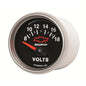 AutoMeter Gauge, Sport-Comp II, Chevy Red Bowtie Emblem, Voltmeter, 8-18 V, 2 1/16 in., Analog - 369200406