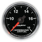 AutoMeter Air/Fuel Ratio Gauge; GS; Air/Fuel Ratio Gauge; 2 1/16 in.; Analog; 8-18; Full Sweep - 3870
