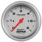 AutoMeter Tachometer Gauge, Analog, 0-6,000 rpm, 3 3/8 in. Diameter, Full Sweep, Electrical, Each - 4475