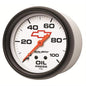 AutoMeter Gauge, Phantom, Chevy Bowtie Emblem, Oil Pressure, 0-100 psi, 2 5/8 in., Analog - 582100406