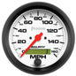 AutoMeter Speedometer, Phantom Series, 0-160 mph, 3 3/8 in., Analog, Electrical, Each - 5888