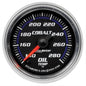 AutoMeter Gauge, Cobalt, Oil Temperature, 140-280 Degrees F, 2 1/16 in., Analog, Electrical, Each - 6156