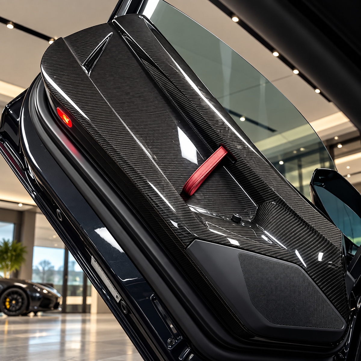 Dry Carbon Fiber Interior Door Panels for Lamborghini Aventador LP700 LP720 LP740 LP750 LP770 LP780