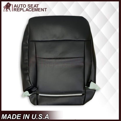2005-2015 Nissan Titan Driver and Passenger Side Top and Bottom Seat Covers in Black : Choose from the variants