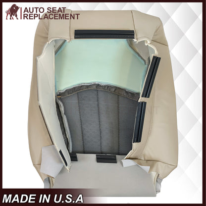 2008-2012 Buick Enclave Perforated Replacement Seat Covers In Tan: Choose Leather or Syn. Leather