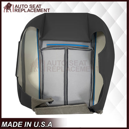2005-2009 GMC Envoy SLT Denali - Replacement Leather Seat Cover In Black