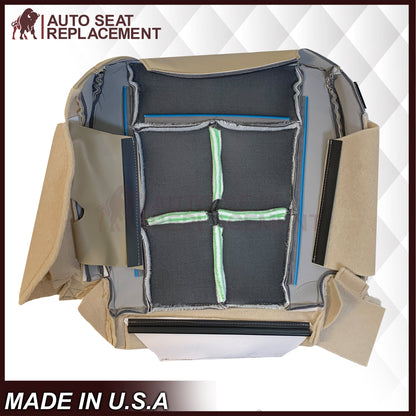 2007 - 2014 Lincoln Navigator Replacement Genuine Leather or Synthetic Leather Seat Cover in Tan & Black
