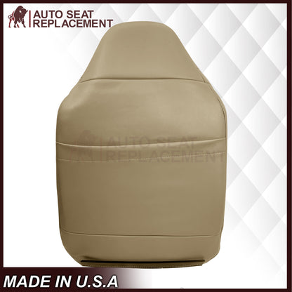 1999-2003 Ford F150 Lariat Replacement Seat Cover in Tan: Choose Leather or Vinyl