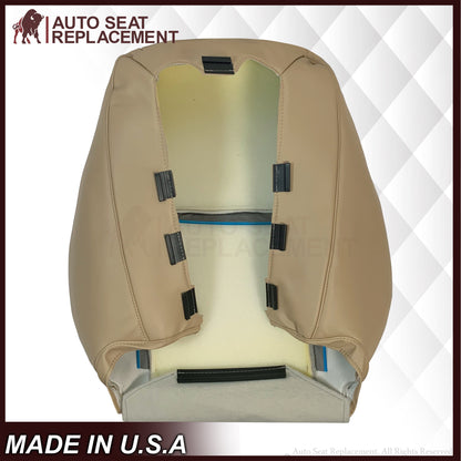 2007-2014 Chevy Silverado Suburban Tahoe Perforated Seat Cover in Light Cashmere Tan: Choose From Variation