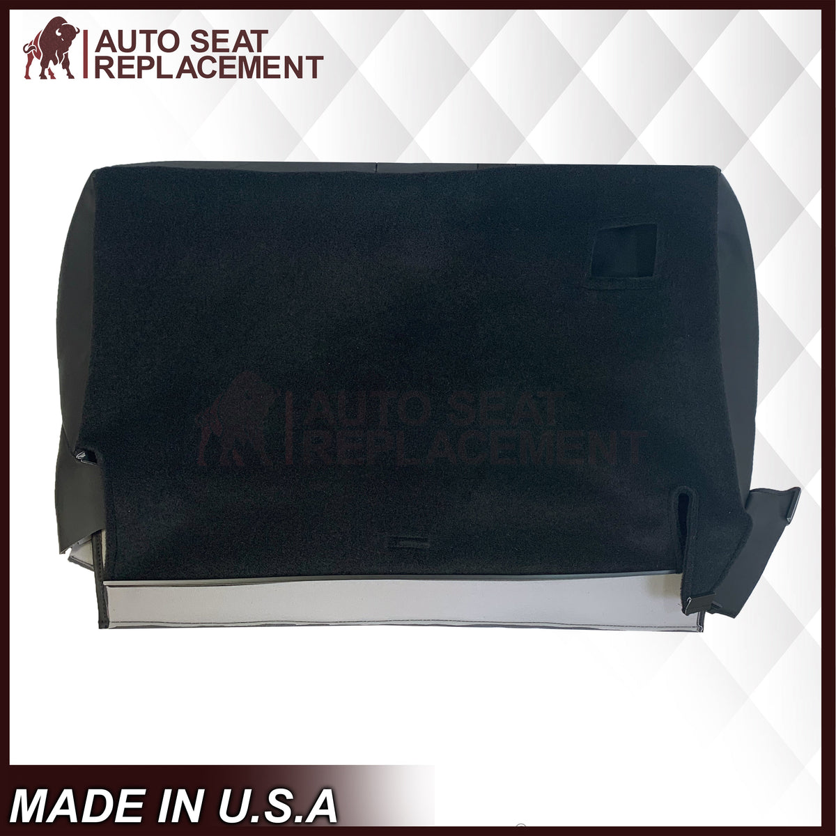 2010 - 2014 Ford F150 Raptor Second Row 60 Piece Bottom Perforated Seat Cover in Black Choose: Leather or Vinyl