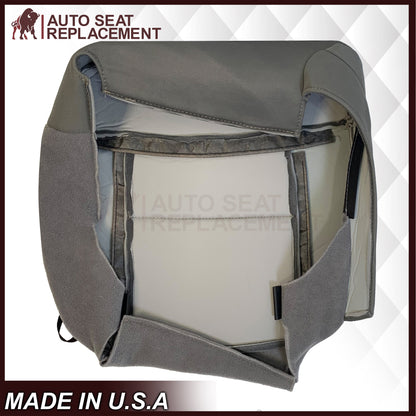2007 2008 Ford F-150 XLT Replacement Driver OR Passenger Seat Cover in Gray Fabric