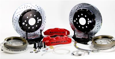 Baer Disc Brake Systems Disc Brake Kits, Baer Claw Pro+ Disc Brake Systems, Cross-Drilled/Slotted - 4142043FR