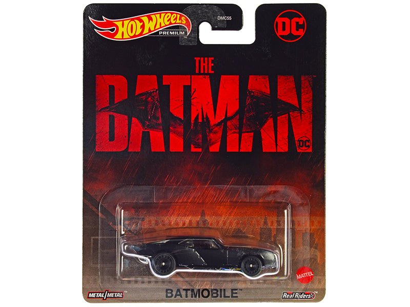 Batmobile Matt Black "The Batman" (2022) Movie "DC Comics" Diecast Model Car by Hot Wheels  free shipping USA