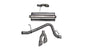 Corsa Performance Cat Back Exhaust, Sport, 3in, Single Side Twin Polished 4in Tips, 2015