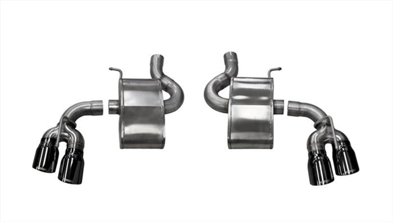 Corsa Performance 2016 Chevrolet Camaro SS 6.2L V8 2.75in Black Sport Axle-Back Exhaust