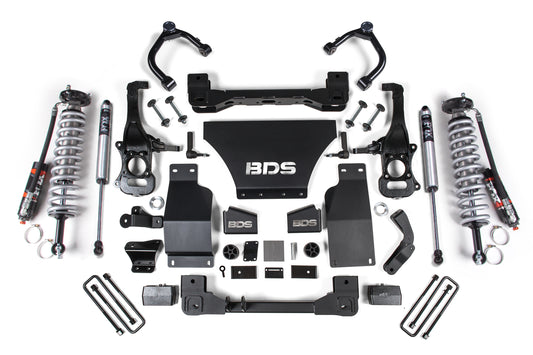 2019-2024 Chevy/GMC 1500 4wd 4" Coilover Suspension System With 2.5 Front W/DSC