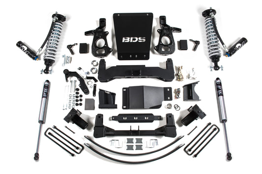 2014-2018 GM 1500 4WD 8" Suspension Lift Kit  6" Rear Block - 2.5 Series DSC Fro