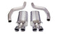 Corsa Performance 06-13 Chevrolet Corvette C6 Z06 7.0L V8 Polished Sport Axle-Back