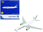 Boeing 777-200ER Commercial Aircraft with Flaps Down "Eastern Air Lines" White with Striped Tail 1/400 Diecast Model Airplane by GeminiJets  free shipping USA