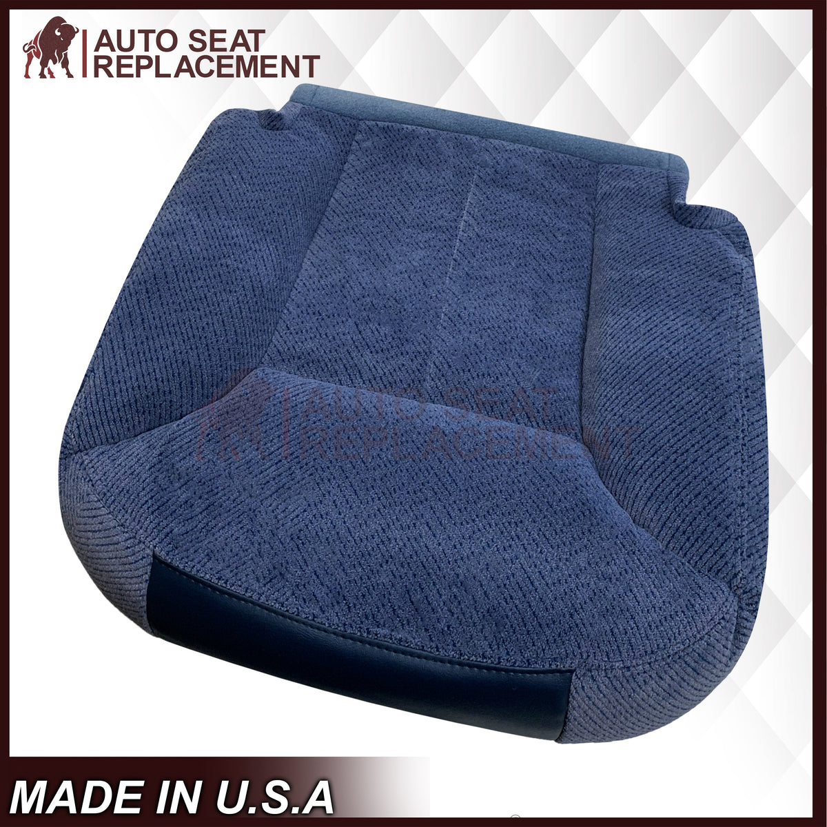 1995-1999 Chevy Tahoe Suburban Silverado Replacement Cloth Seat Cover in Navy Blue: Choose your options