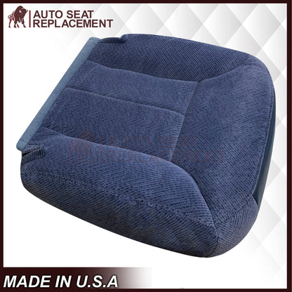 1995-1999 Chevy Tahoe Suburban Silverado Replacement Bottom Cloth Seat Cover in Navy Blue: Choose your options