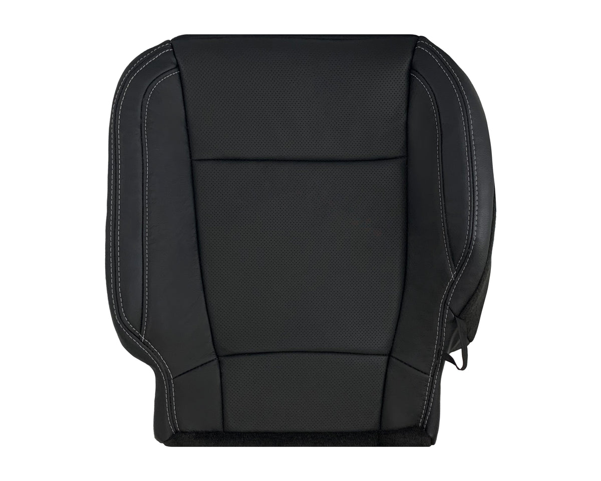 2015-2017 Ford F150 Lariat Charcoal Black Replacement Seat Covers in Leather or Synthetic Leather