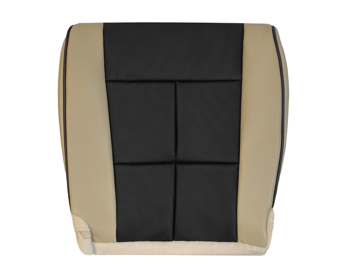 2007 - 2014 Lincoln Navigator Replacement Genuine Leather or Synthetic Leather Seat Cover in Tan & Black