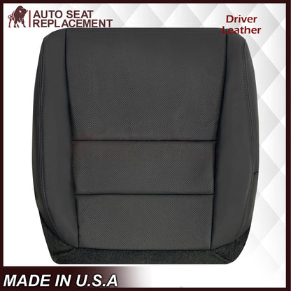 2005 - 2008 Acura TL Driver Or Passenger Seat Covers In Black: Choose Leather OR Synthetic Leather