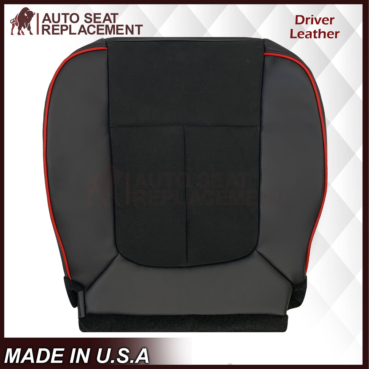 2013–2014 Ford F-150 FX4 Appearance Package Black Seat Cover with Suede Insert
