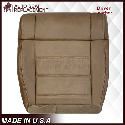 2007-2012 Jeep Wrangler-Replacement Driver OR Passenger Side Seat Cover In Dark Saddle
