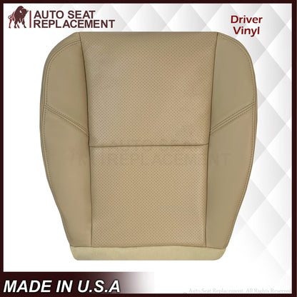 2007-2014 Chevy Silverado Suburban Tahoe Perforated Seat Cover in Light Cashmere Tan: Choose From Variation