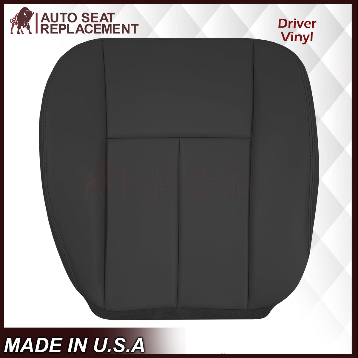 2005-2009 GMC Envoy SLT Denali - Replacement Leather Seat Cover In Black