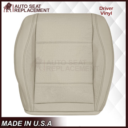 2020 - 2025 Mercedes Benz GLE350 GLE450 Bottom Perforated Replacement Seat Cover In Light Tan (Beige)
