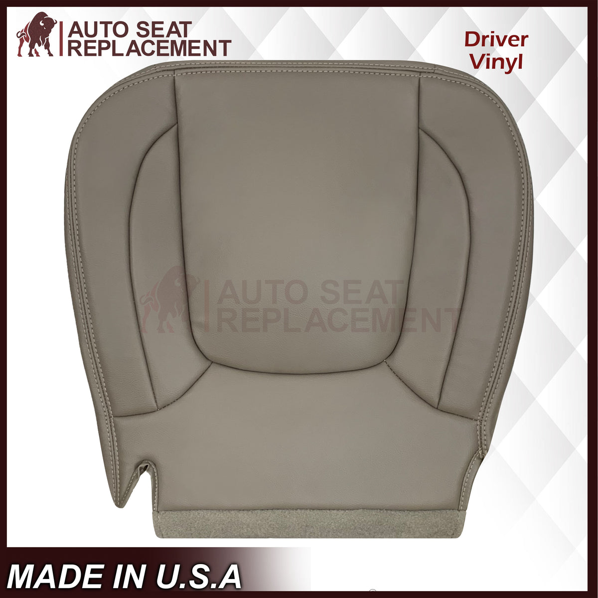 2004-2005 Dodge Ram 1500 2500 3500 4500 Laramie SLT Replacement Synthetic Leather & Suede Seat Cover In Tan