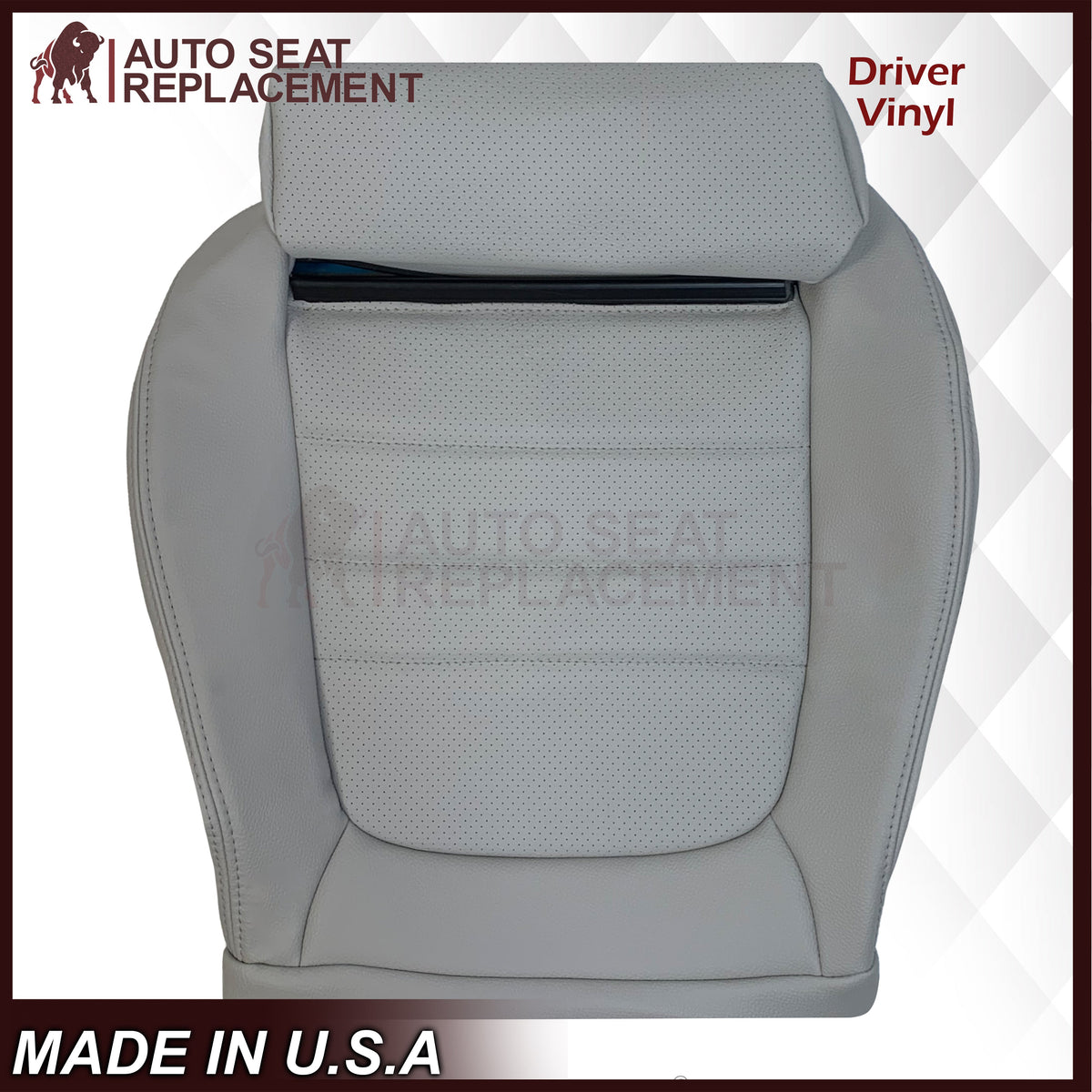 2015 - 2021 Mercedes Benz C250 C300 C350 Coupe Bottom Synthetic Leather Replacement Seat Cover In Gray