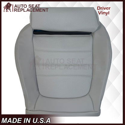 2015 - 2021 Mercedes Benz C250 C300 C350 Coupe Bottom Synthetic Leather Replacement Seat Cover In Gray