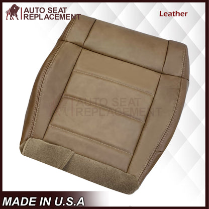 2007-2012 Jeep Wrangler-Replacement Driver OR Passenger Side Seat Cover In Dark Saddle