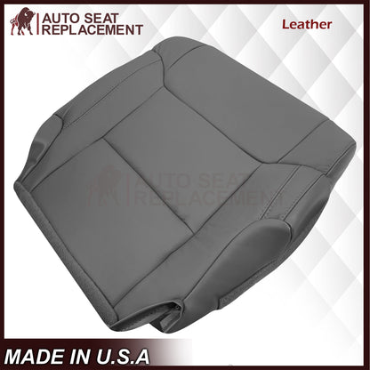 2014-2021 Toyota Tundra Work Truck Driver OR Passenger Side Replacement Leather OR Synthetic Leather Seat Cover: Gray