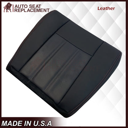 2008 - 2020 For Dodge Grand Caravan Replacement Bottom Seat Cover W/ Red Stitching: Choose your pattern