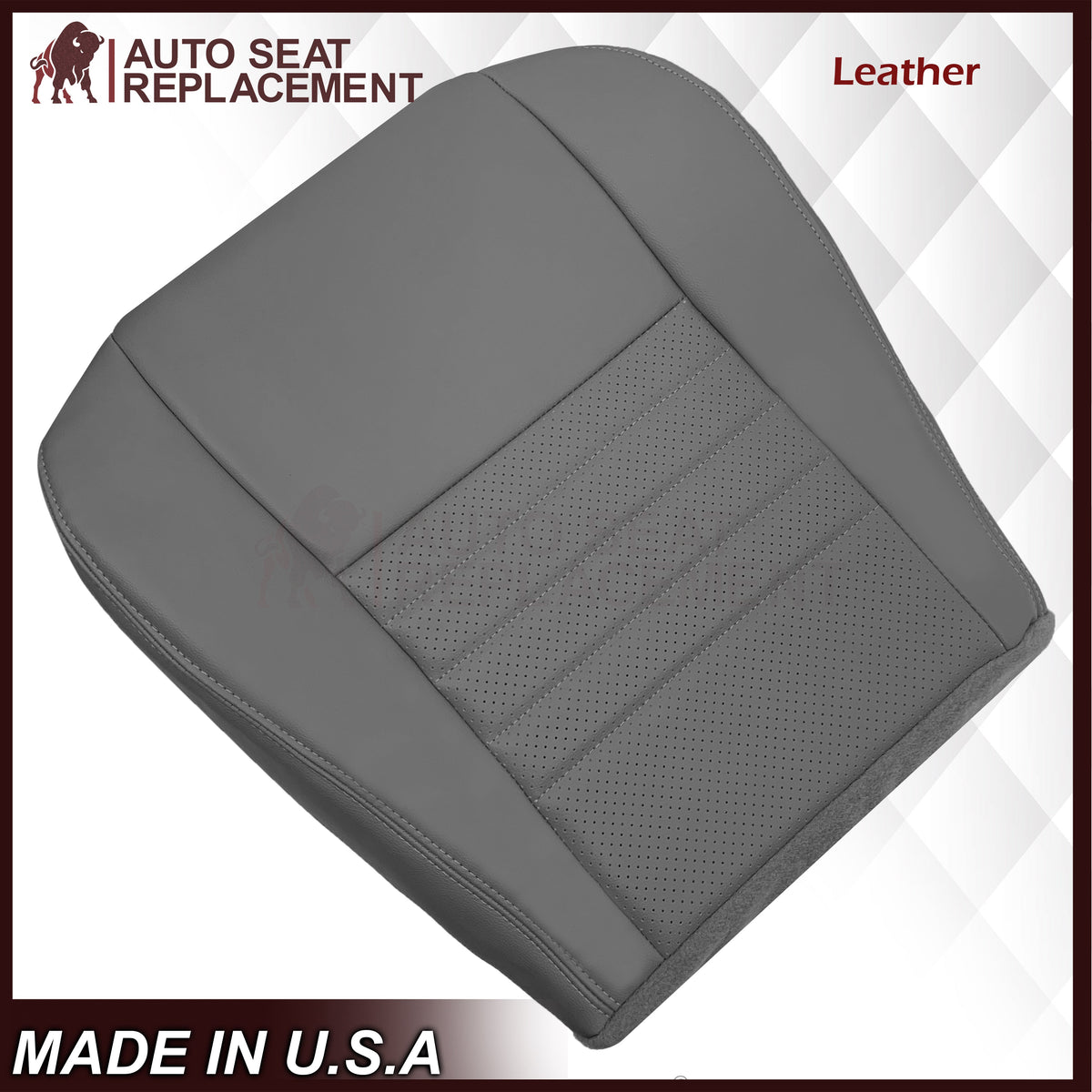 1999-2004 Ford Mustang GT Convertible Replacement Seat Cover In Medium Graphite Gray