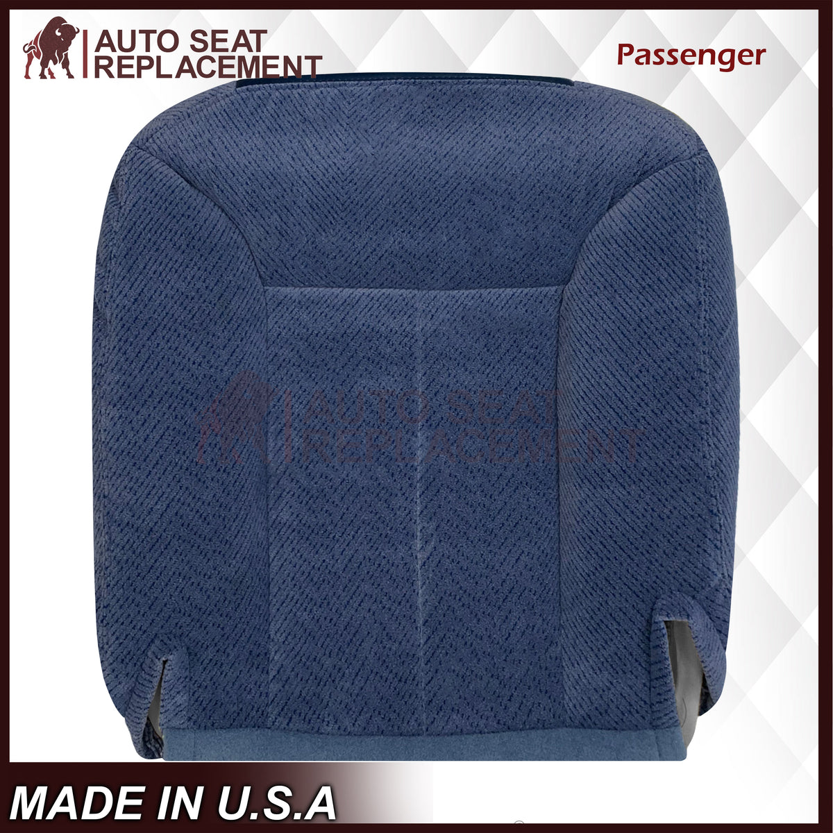 1995-1999 Chevy Tahoe Suburban Silverado Replacement Cloth Seat Cover in Navy Blue: Choose your options