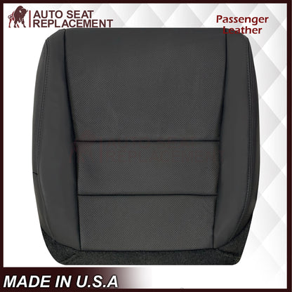 2005 - 2008 Acura TL Driver Or Passenger Seat Covers In Black: Choose Leather OR Synthetic Leather