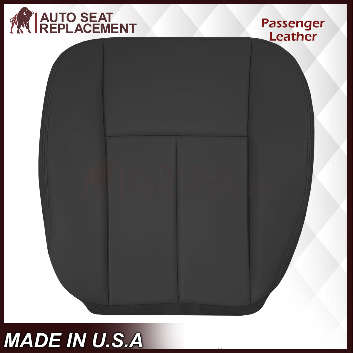 2005-2009 GMC Envoy SLT Denali - Replacement Leather Seat Cover In Black