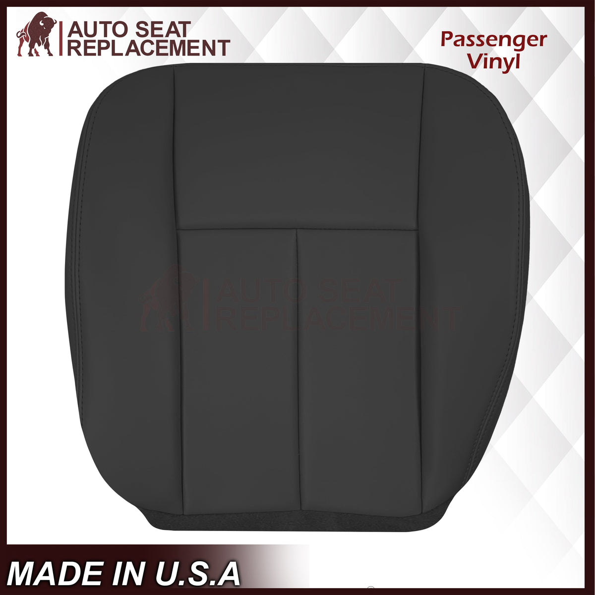 2005-2009 GMC Envoy SLT Denali - Replacement Leather Seat Cover In Black