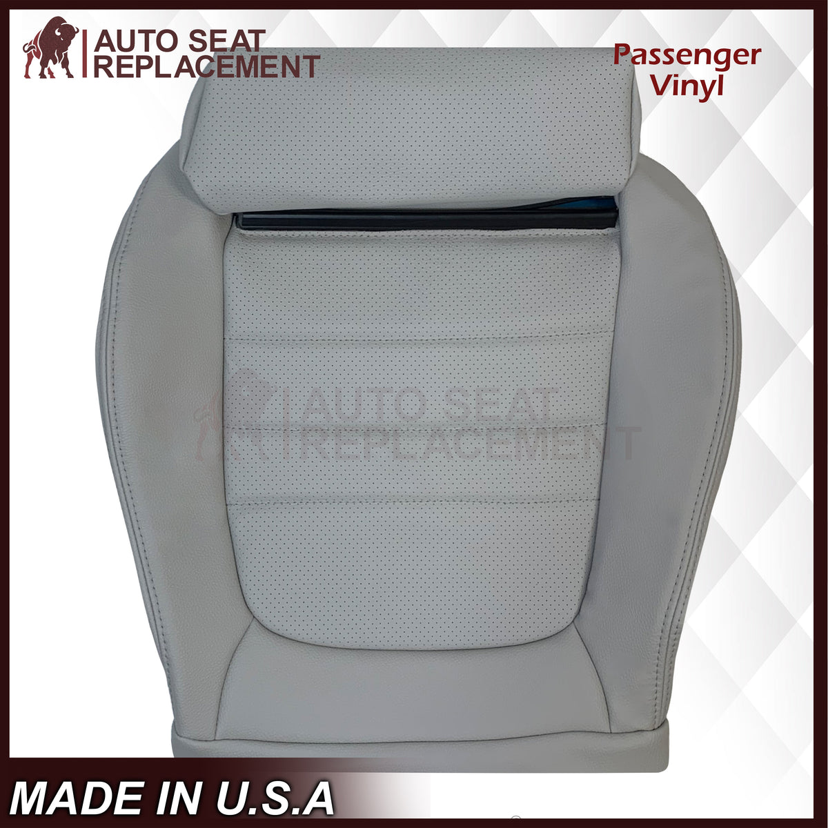 2015 - 2021 Mercedes Benz C250 C300 C350 Coupe Bottom Synthetic Leather Replacement Seat Cover In Gray