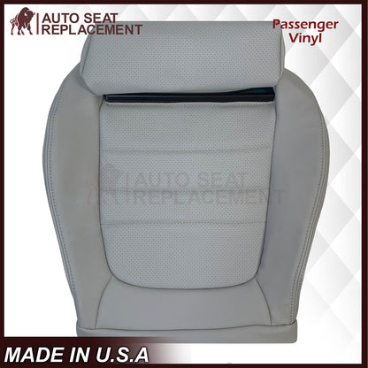 2015 - 2021 Mercedes Benz C250 C300 C350 Coupe Bottom Synthetic Leather Replacement Seat Cover In Gray
