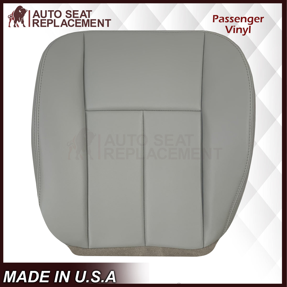 2005-2009 Chevrolet Trailblazer EXT LT Leather Replacement Seat Cover Gray
