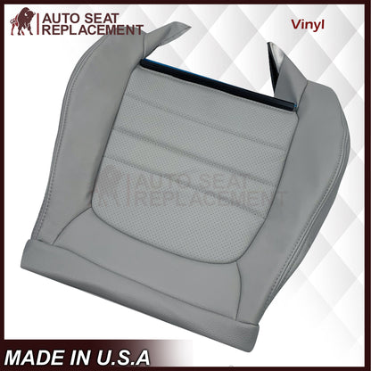 2015 - 2021 Mercedes Benz C250 C300 C350 Coupe Bottom Synthetic Leather Replacement Seat Cover In Gray